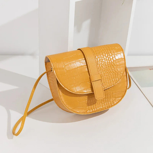 Minimalist Genuine Leather Crossbody Bag Single <b>Strap</b> Brown Women's <b>Shoulder</b> Bag All Seasons Daily Use - Product Image 6