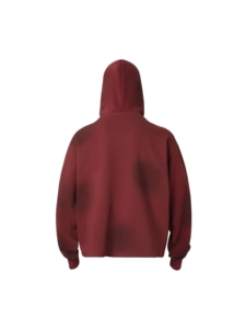 Sweat à capuche surdimensionné en éponge française délavé à l'acide pour homme Impression DTG personnalisée Brodé en strass Épaule tombante Streetwear Vêtements d'hiver - Product Image 2