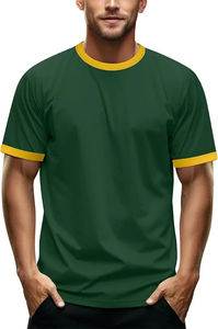 T-shirt personnalisé délavé à l'acide T-shirts surdimensionnés pour hommes T-shirt graphique d'été délavé à la pierre minérale pour hommes - Product Image 2