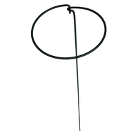 Supports pour plantes grimpantes en fil d'acier galvanisé vert foncé - Longueurs de 4' et 6' pour les jardins potagers et fleurisseries - RAPITECH PS006-01