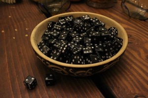 Dados de Cuerno de Búfalo Natural, Ecológicos y con Patrones de Grano Únicos para Juegos de Mesa de Rol, Alta Calidad - Product Image 4