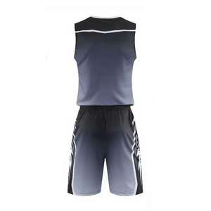 Ensemble de maillots de basket-ball pour hommes en marque privée, logo personnalisé, sublimation, meilleur design, uniforme de basket-ball respirant pour hommes - Product Image 2