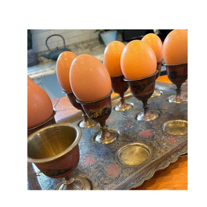 Top Selling Brass Breakfast Boiled <b>Egg</b> Cup Made in India Tableware <b>Decorative</b> Rustic Royal <b>Egg</b> Cup - Product Image 1