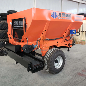 Esparcidor de Estiércol <span class=keywords><strong>para</strong></span> Huertos y Viñedos de Alta Productividad, Remolcable por Tractor, Aplicador de Fertilizantes con Caja de Cambios Motorizada - Product Image 2
