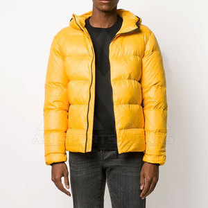 Chaquetas de plumas hinchadas para hombres de alta calidad en talla grande Top Trending Winter Puffer con cuello alto Nuevo diseño - Product Image 2