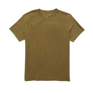Camisetas de Hombre de Alta Calidad, Estilo Urbano, Manga Corta, Secado Rápido, Algodón, Color Sólido, Tallas Grandes - Product Image 1