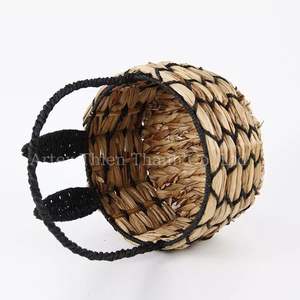 Panier de pâques en forme de lapin en forme de jacinthe d'eau, panier de pâques en feutre personnalisé avec poignée, sac à œufs, décoration de bonbons de pâques - Product Image 3