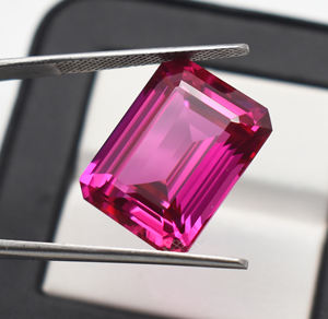 31,70 CTS AAA Flawless Ceylon Pink Sapphire Gemstone, 20X15mm Pink Sapphire Octagon Loose Gemstone Nice Lustre Quality For Ring - Product Image 6