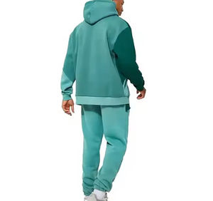 Chándal de invierno con logotipo personalizado, chándal de felpa francesa, chándal transpirable Unisex de gran tamaño de algodón polar de peso pesado - Product Image 2