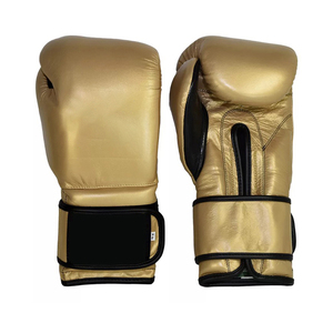 Gants de boxe MMA professionnels en cuir véritable de la meilleure qualité avec logo personnalisé en gros pour hommes - Product Image 4