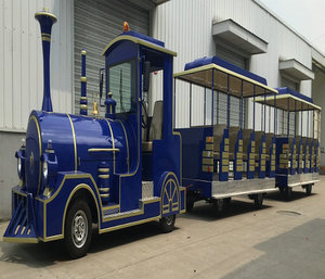 Vagón de Tren Turístico Eléctrico con Cabina Tipo Carreta de Caballos - Product Image 2