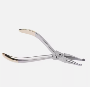 Instrumentos quirúrgicos dentales Alicates de corte de ortodoncia Alicates de Howe dentales Curvados rectos 14Cm Aparato en ángulo de posición de utilidad - Product Image 2