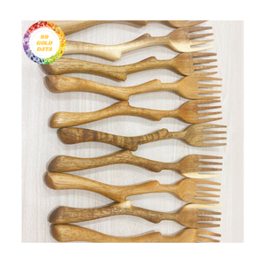 Cuchara de madera Material de madera respetuoso con el medio ambiente para ensaladas Utensilios de cocina Herramientas de cocina hechas en Vietnam - Product Image 6