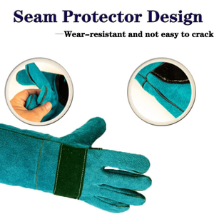 Guantes de seguridad para el entrenamiento y manejo de perros, guantes de seguridad para el manejo y protección de aves, guantes de protección - Product Image 3
