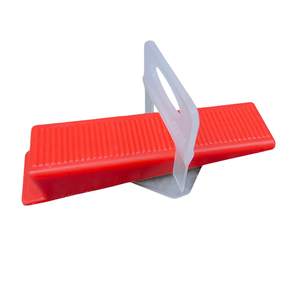 Herramientas de sistema de nivelación de azulejos con mango de plástico Industrial DIY de alta calidad, espaciadores de Clips de nivelación ODM personalizables para azulejos suaves - Product Image 1