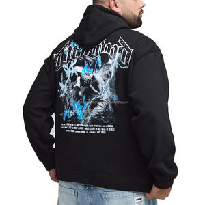 Nouveautés : sweats à capuche de moto avec grand logo imprimé, style tendance, entièrement doublés en polaire, protection intégrale en Kevlar pour motards - Product Image 6