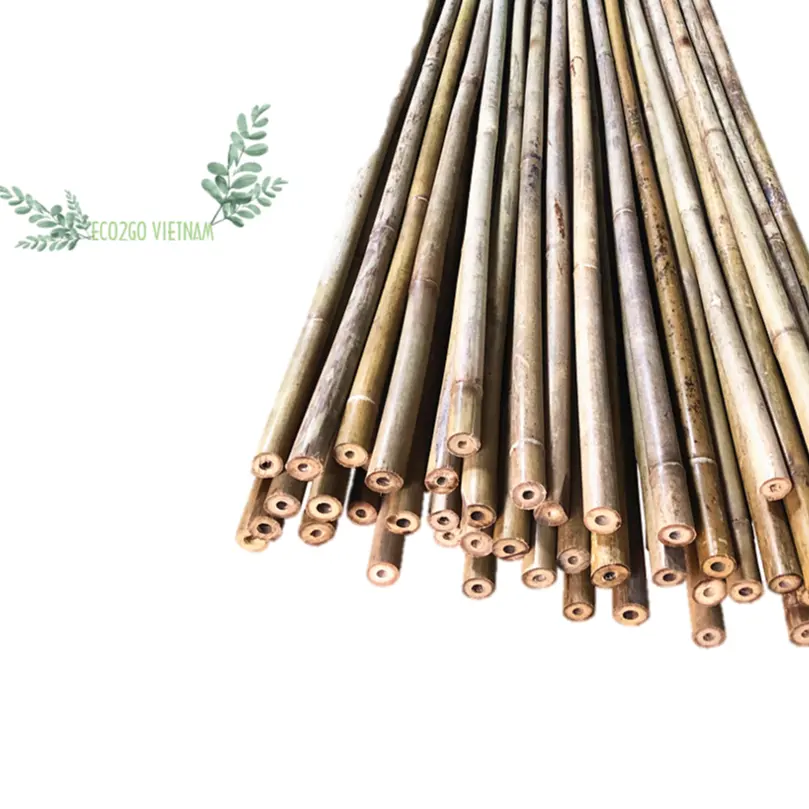 Venda por atacado sustentável forte pólo de bambu natural para construir cerca de bambu para usar na agricultura, construção