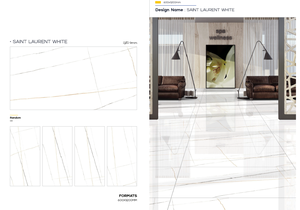 Azulejos de Porcelana Pulidos Resistentes al Desgaste para Pisos de Apartamentos Modernos de Buena Calidad, 600 x 1200 mm - Product Image 2