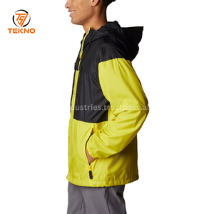 Venta caliente 2025 personalizado 3 capas transpirable cortavientos ligero impermeable chaqueta Stand Collar patrón para la temporada de invierno OEM - Product Image 3