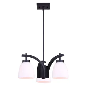 โคมไฟระย้าในร่ม LED สีดำคุณภาพสูงรูปทรงที่สง่างามสำหรับตกแต่งวิลล่า - Product Image 3