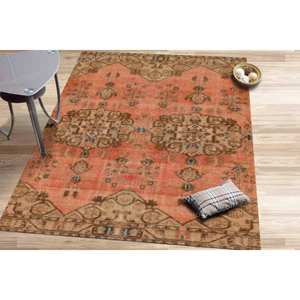 Tapis imprimé vintage, tapis de voiture épais brun, tapis d'entrée, tapis d'escalier, tapis turc bohème, tapis fin non tissé - Product Image 1