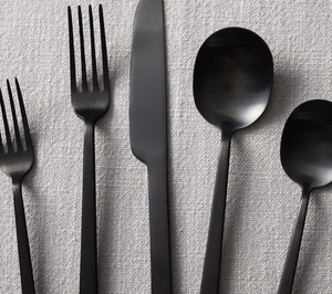 Couverts noirs en métal de haute qualité pour restaurant, hôtel au meilleur prix de l'Inde - Product Image 3