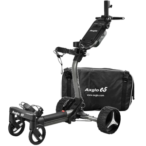 Axglo E5 Rubber Follow <b>Me</b> Electric Golf Push Cart - Product Image 3