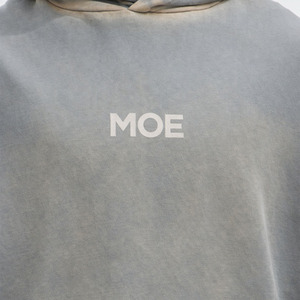 Sudadera con Capucha Extra Grande para Hombre, Estilo Vintage Lavado, Corte Holgado, Ropa Urbana Personalizada, Sudadera de Algodón y Poliéster con Forro Polar, Fabricante de Sudaderas con Capucha OEM ODM - Product Image 2