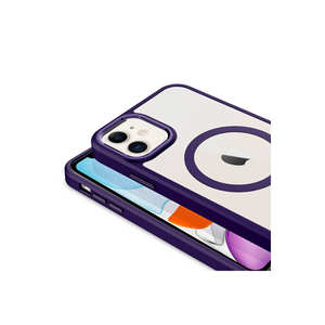 Coque de protection Netzy de luxe en silicone chromé pour iPhone 11 13 Pro Max Plus, compatible MagSafe pour recharge sans fil, finition givrée - Product Image 3