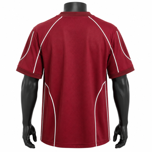Maillot de sport personnalisé en mesh pour hommes, respirant, séchage rapide, uniforme d'équipe athlétique, OEM ODM, vente en gros, vêtements d'entraînement - Product Image 2