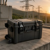 Valise rigide en plastique étanche IP68 avec roulettes - Boîte de rangement antichoc pour équipement avec insert en mousse personnalisé OEM ODM