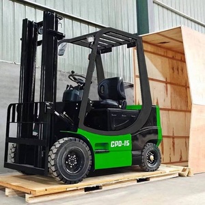 Chariots élévateurs à fourche à moteur, alimentés par courant alternatif, en vente flash, capacité de charge de 1 tonne pour les opérations d'entrepôt - Prix bas, haute qualité, sûrs et efficaces - Product Image 5