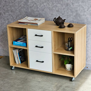 Contemporary 100x40x60cm Mobile Personal <b>Locker</b> (TCN68047)-Plywood - Product Image 3