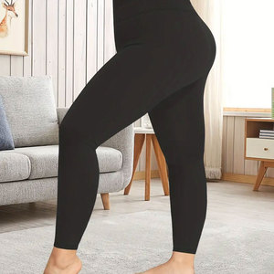 OEM women leggings breathable stretch <b>material</b> custom logo design ideal for fitness team branding and promotional use - Product Image 6