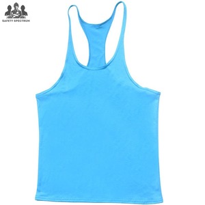Custom Men's 100% Cotton Breathable Knitted Casual <b>Stringer</b> <b>Vest</b> for Gym Fitness Workout Quick Dry - Product Image 2