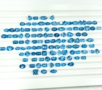 Topaze bleue suisse naturelle, formes variées, pierres précieuses en vrac pour la fabrication de bijoux, topaze suisse, marquise, ovale, ronde, carrée, émeraude, pierre taillée