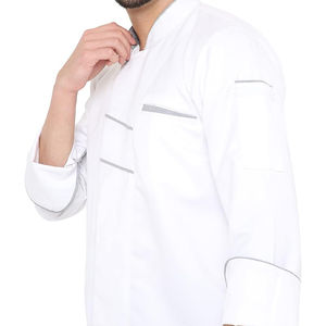 Uniforme de Chef de bajo precio al por mayor con bajo MOQ cómodo de llevar uniformes de Chef de cocina de restaurante de hotel - Product Image 4