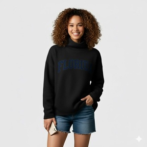 Sudadera Profesional Personalizada de Invierno, Larga, con Cuello Alto Simulado, de Forro Polar, para Uso en Hermandades y Ropa Urbana - Product Image 1