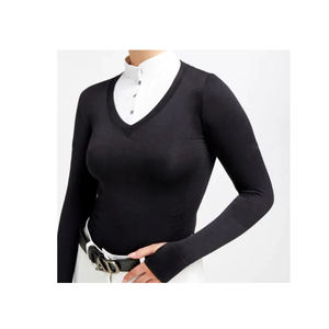 Camisa de equitación Capa base Polo Ecuestre Mujeres Niños En Tejido técnico de secado rápido Totalmente personalizable al precio más bajo - Product Image 1