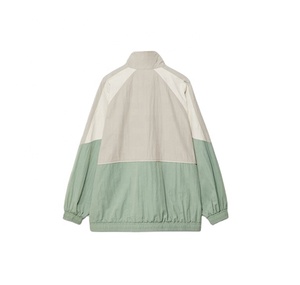 Chaqueta cortavientos de bloque de color para mujer, cremallera personalizada, recién llegado, cortavientos ligero de Hip Hop, chaqueta de secado rápido, chaqueta de nailon - Product Image 2