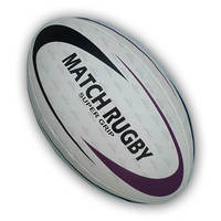 Pelota de rugby personalizada de calidad premium cosida a mano con agarre de larga duración y súper vejiga para uso profesional