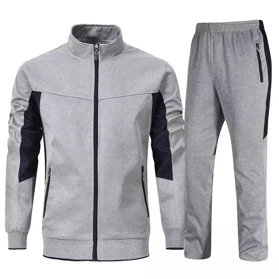 Sweatsuit Mens Custom Brand Tracksuits Jogger Sweatsuit Athletic Cotton Mens Hoodies Gym Running tracksuit