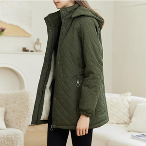 Top Selling Custom Logo Breathable Jacket Cotton Filling 100% Warm Fitted Down Stylish Outdoor Removable Hood genuine - Product Image 5