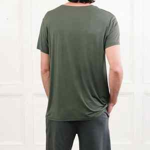 T-shirts en bambou pour hommes T-shirt durable pour hommes T-shirt vierge avec logo personnalisé Chemises pour hommes T-shirt écologique Oversize - Product Image 3