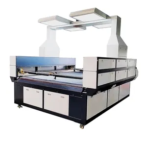 Fabric laser cutting machine 1800*1200mm sublimation embroidery textile laser cutting machine with CCD camera