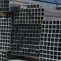 Profilés carrés creux haute résistance en acier soudé pour la construction, tubes de structure, découpe, pliage, supports de construction, marque PM&S, norme ASTM