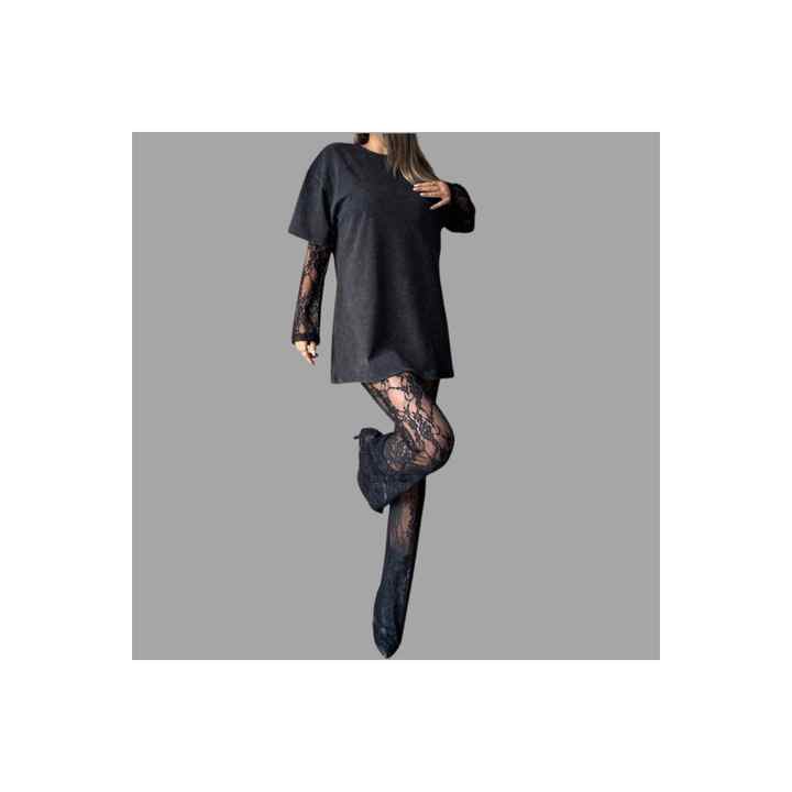 Triple Tulle Suit Trousers Body T-Shirt