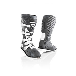 Bottes Acerbis X-RACE montantes en cuir véritable avec doublure en cuir, embout en acier et semelle intérieure en caoutchouc pour l'été et l'hiver - Product Image 1