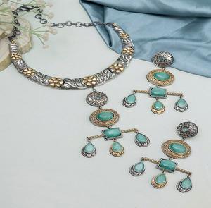 Fancy Style Kunvika Hasli <b>Necklace</b> Set for Women Elegant Ethnic Jewelry Trendy Fashion <b>Statement</b> Gift Affordable Quality - Product Image 1