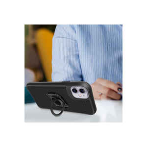 Étui de protection en silicone anti-traces de doigts Netzy SAFA Timo Premium pour iPhone 12 Plus, emballage de vente au détail - Noir - Product Image 4